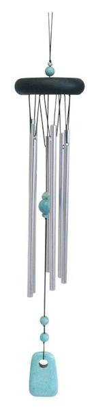 Carillon à vent métal 6 tubes – Turquoise