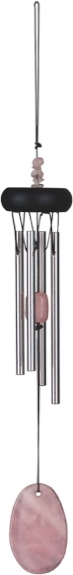 Carillon bois Pierre précieuse Quartz rose