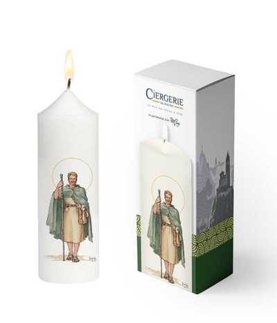 Cierge blanc – Saint Jacques