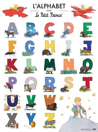 L’ALPHABET AVEC LE PETIT PRINCE-POSTER