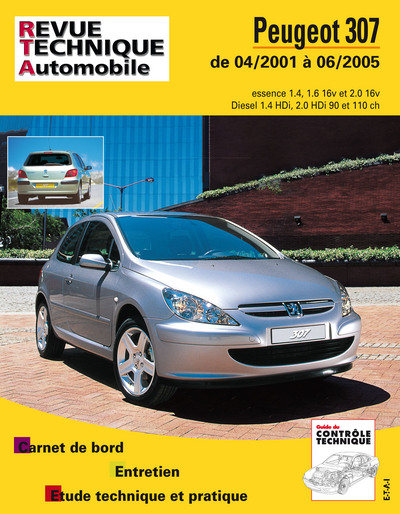 Peugeot 307 – de 04-2001 à 06-2005