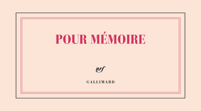 Bloc “Pour mémoire” (papeterie)