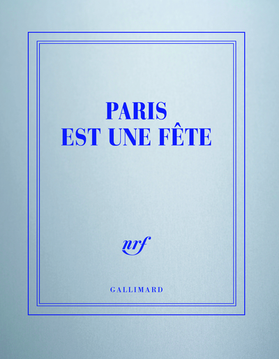 Carnet carré “Paris est une fête” (papeterie)
