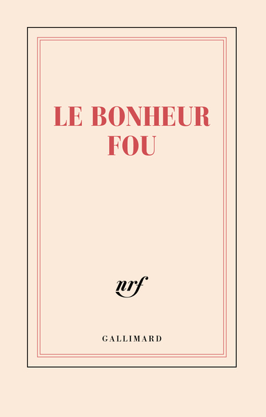 Carnet “Le bonheur fou” (papeterie)