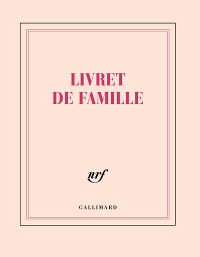 Carnet carré “Livret de famille” (papeterie)