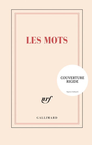 Carnet rigide “Les mots” (papeterie)
