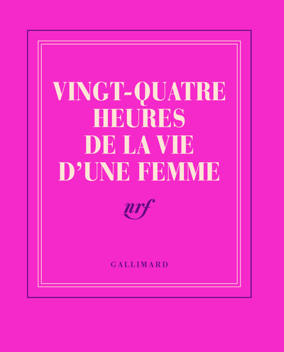 Carnet poche “Vingt-quatre heures de la vie d’une femme” (papeterie)