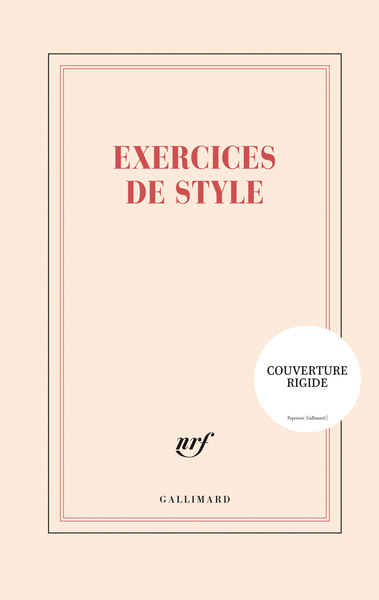 Grand carnet “Exercices de style” (papeterie)