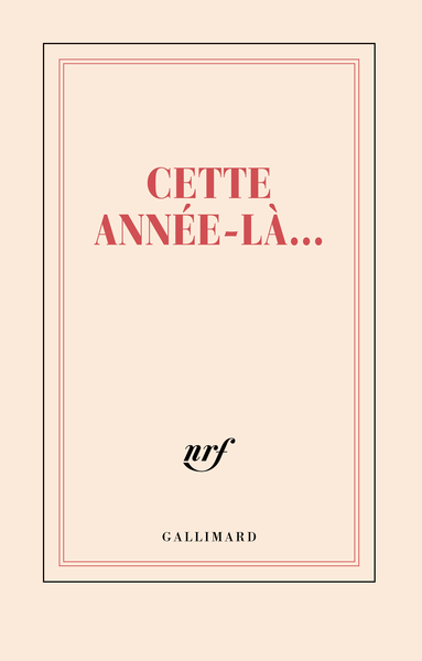 Carnet “Cette année-là” (papeterie)