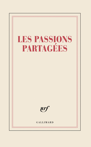 Grand carnet “Les passions partagées” (papeterie)