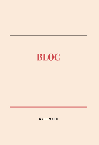 Bloc de papeterie