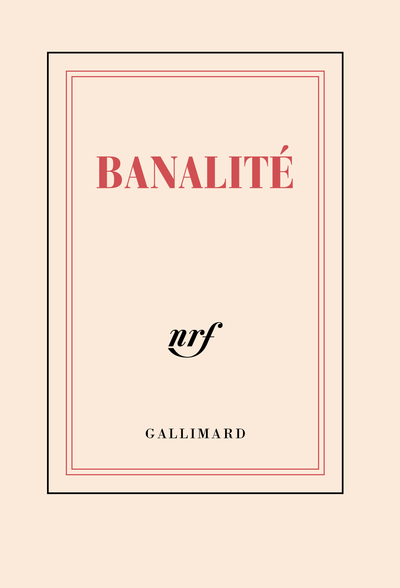 Carnet poche “Banalité” (papeterie)