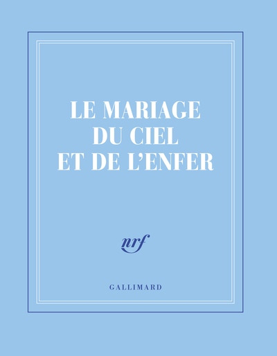 Carnet carré “Le Mariage du Ciel et de l’Enfer” (papeterie)