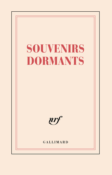 Carnet “Souvenirs dormants” (papeterie)