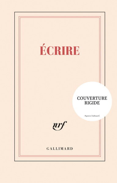 Carnet rigide “Écrire” (papeterie)