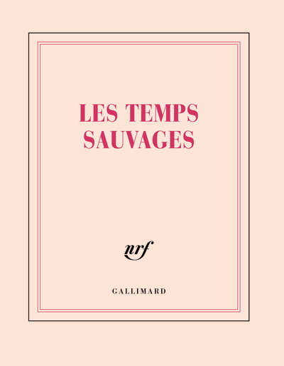 Carnet carré “Les temps sauvages” (papeterie)