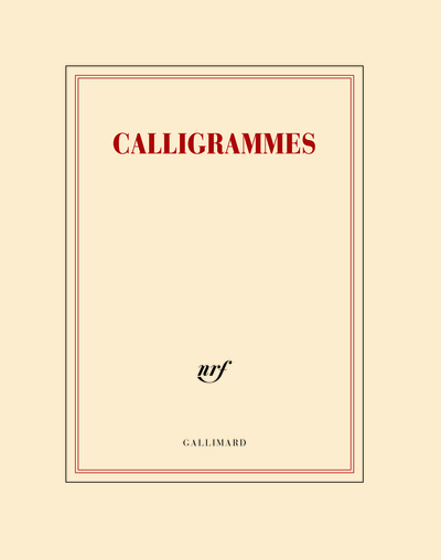 Cahier “Calligrammes” (papeterie)