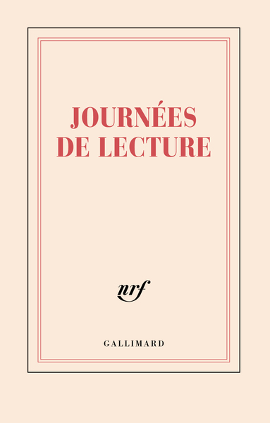 Carnet “Journées de lecture” (papeterie)