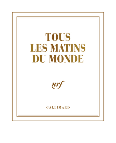 Carnet poche “Tous les matins du monde” (papeterie)