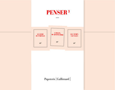 Carnets carrés “Penser” (papeterie)