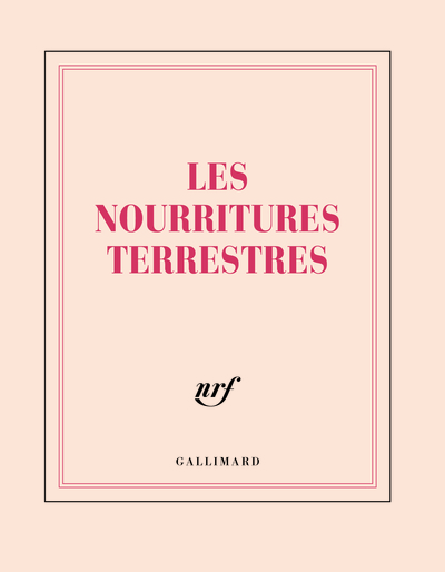 Carnet carré “Les nourritures terrestres” (papeterie)