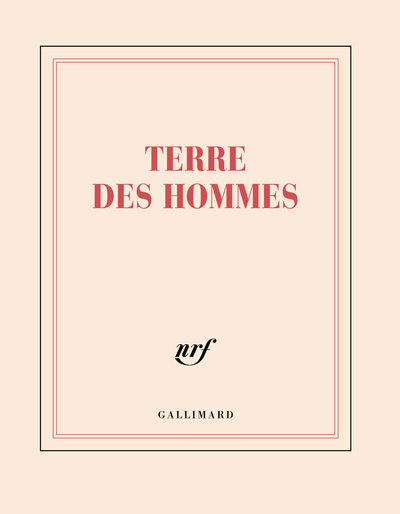 Carnet carré “Terre des hommes” (papeterie)