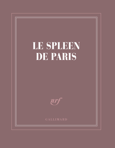Carnet carré “Le Spleen de Paris” (papeterie)