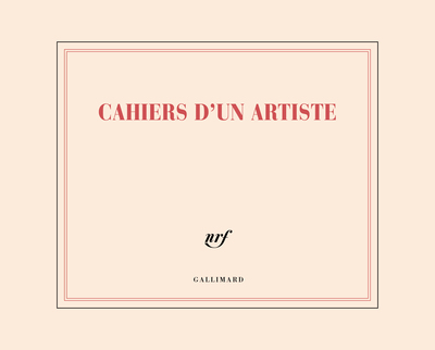 Carnet de dessin “Cahiers d’un artiste” (papeterie)