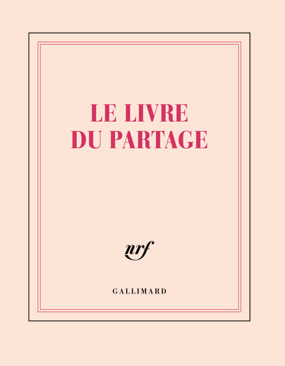 Carnet carré “Le Livre du Partage” (papeterie)