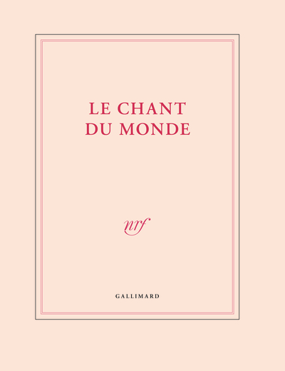 Carnet de dessin “Le chant du monde” (papeterie)