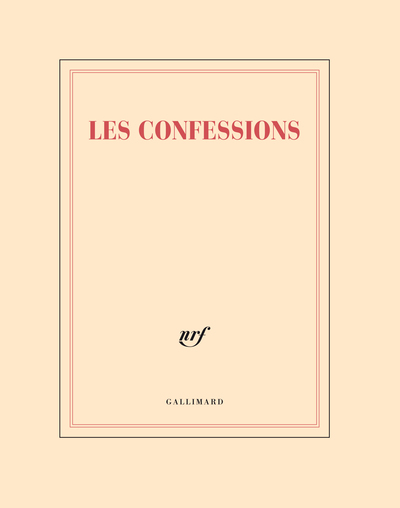 Cahier “Les Confessions” (papeterie)
