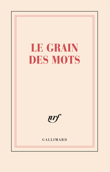Carnet “Le grain des mots” (papeterie)