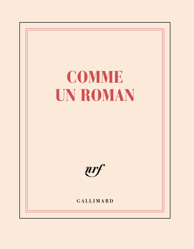 Carnet carré “Comme un roman” (papeterie)