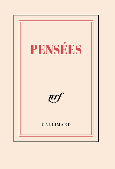 Carnet poche “Pensées” (papeterie)