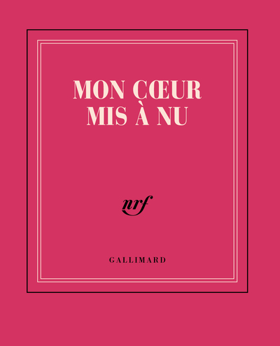 Carnet poche “Mon coeur mis à nu” (papeterie)