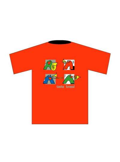 T-Shirt “Brass” (M), red