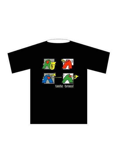 T-Shirt “Brass” (M), black