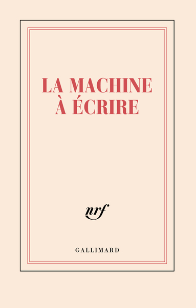 Carnet “La machine à écrire” (papeterie)