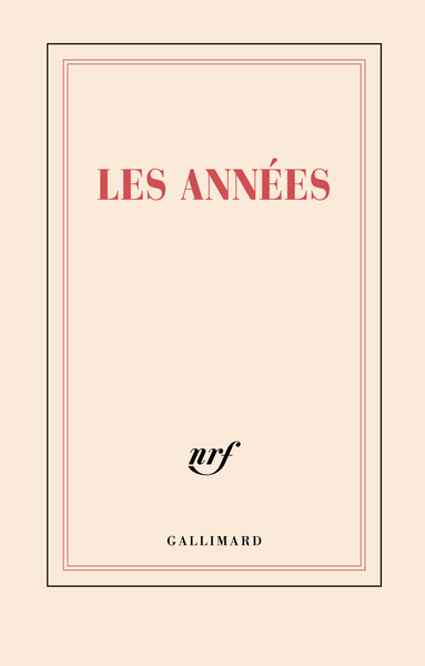 Carnet “Les années” (papeterie)