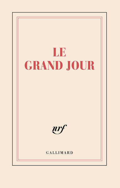 Carnet “Le grand jour” (papeterie)