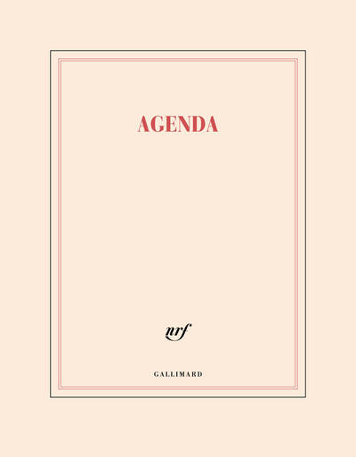 Agenda littéraire sept. 2024-déc. 2025 (papeterie)