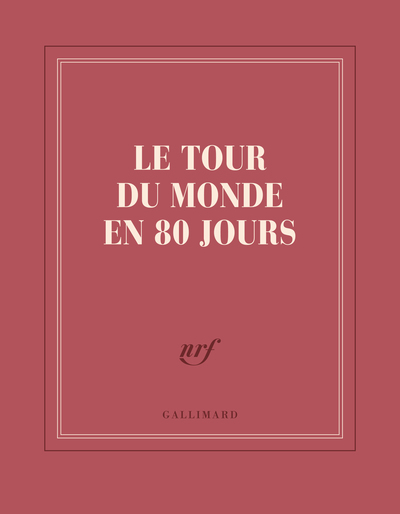 Carnet carré  “Le tour du monde en 80 jours” (papeterie)