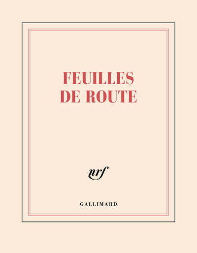 Carnet carré “Feuilles de route” (papeterie)