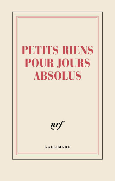 Carnet ligné “Petits riens pour jours absolus” (papeterie)