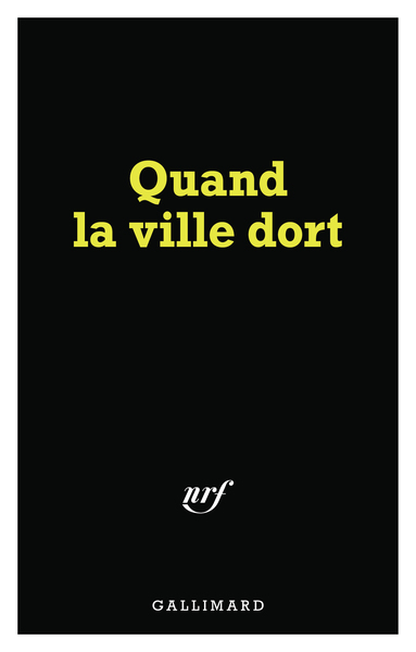 Carnet Série noire “Quand la ville dort” (papeterie)