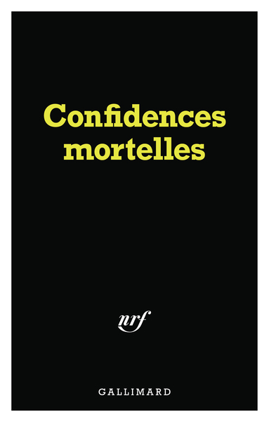 Carnet Série noire “Confidences mortelles” (papeterie)