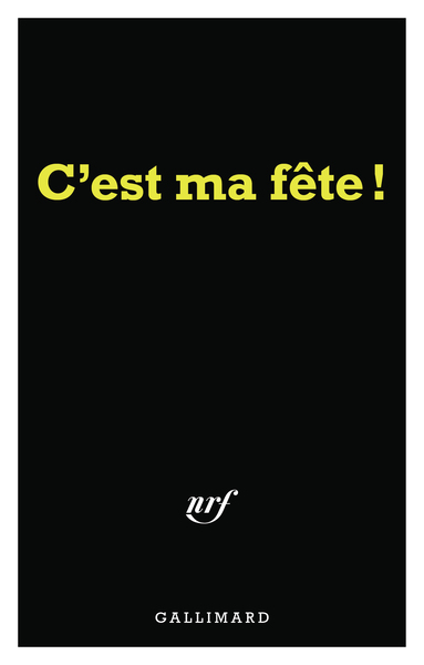 Carnet Série noire “C’est ma fête !” (papeterie)