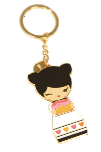 Porte-clés Happy birthday (lot de 6)