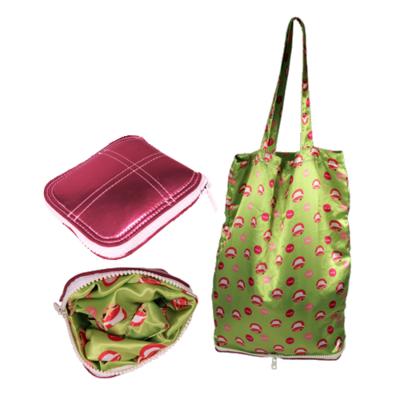 Sacs Zip-up Shopper Roses (lot de 12)