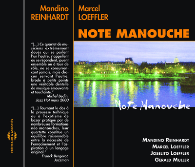 NOTE MANOUCHE COMPLICES PAR MANDINO REINHARDT ET MARCEL LOEFFLER SUR CD AUDIO